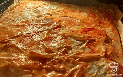 Отправить в духовку на 35 минут.