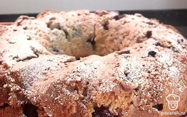 Пирог с виноградом — Рецепт с фото