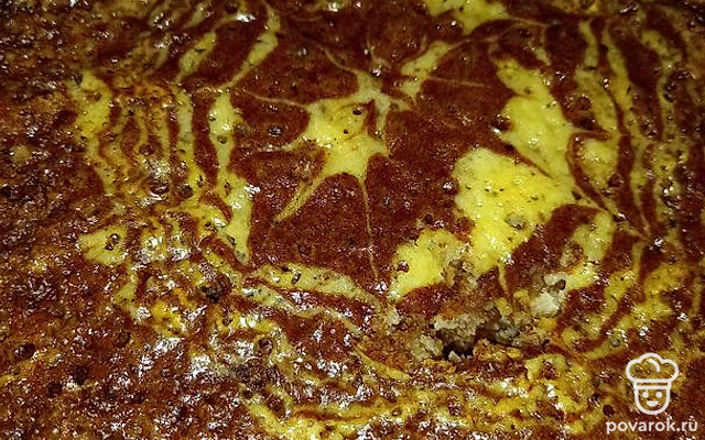 Пирог «Зебра» из детства — Рецепт с фото