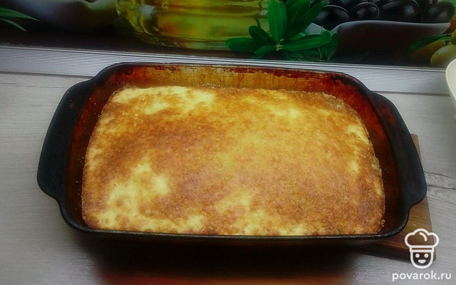 Нежный пирог из творога — Рецепт с фото