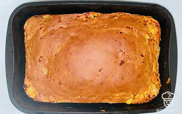 Простой наливной пирог с капустой — Рецепт с фото