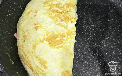 Накройте второй стороной. 