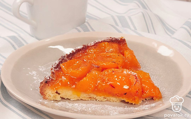 Пирог с персиковым вареньем — Рецепт с фото