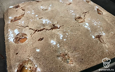 После посыпьте сахарно пудрой по желанию.