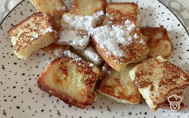 Нежные и сладкие гренки — Рецепт с фото