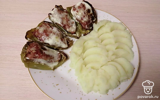 Фаршированный перец «Лодочки» — Рецепт с фото