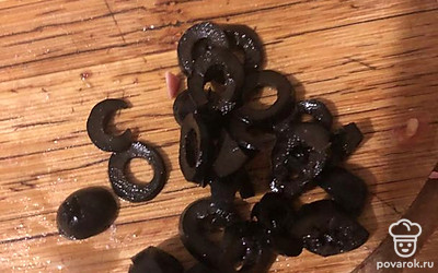 Режем маслины. 