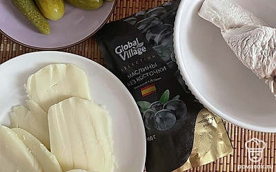 Подготовьте все ингредиенты.