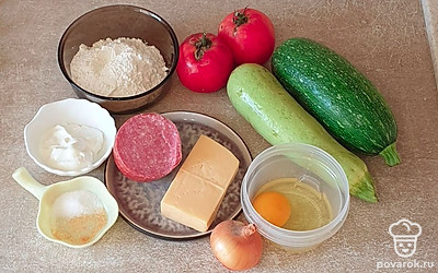 Подготовьте все ингредиенты.