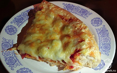 При подаче нарезать на кусочки и заварить чай.