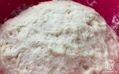 Тесто должно в 2 раза увеличиться в объёме. 