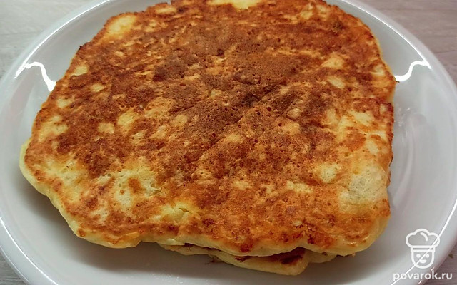 Творожные лепешки с сыром — Рецепт с фото