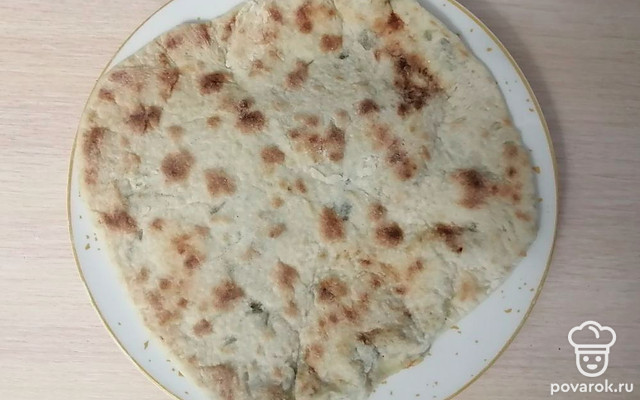 Лепешки чуду с творогом и зеленью — Рецепт с фото