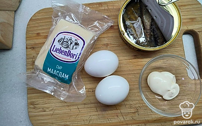 Подготовьте все необходимые ингредиенты.
