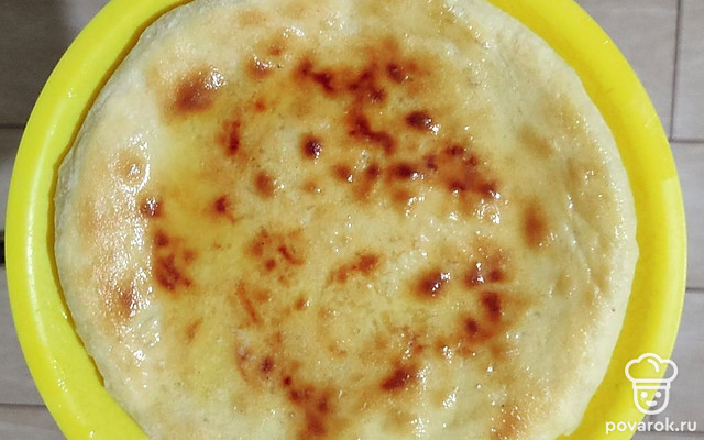 Лепешка с сыром на завтрак — Рецепт с фото