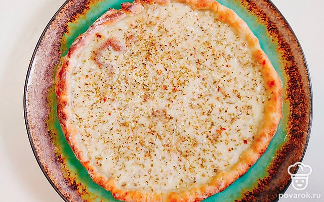 Сырная лепешка за 20 минут — Рецепт с фото
