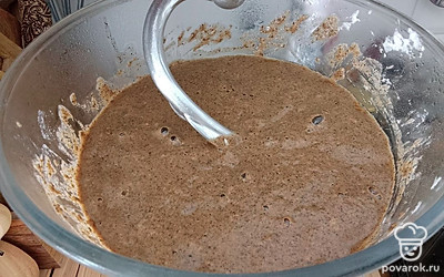 Вот что получится. Накройте чашу пленкой и поставьте на расстойку 2-3 часа в теплом месте.