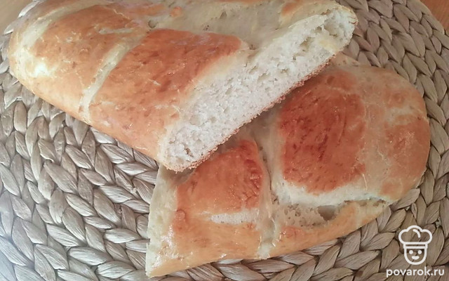 Домашний молочный батон — Рецепт с фото