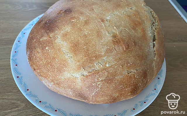 Домашний дрожжевой хлеб — Рецепт с фото