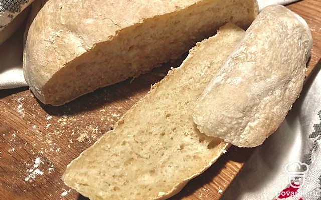 Белый хлеб — Рецепт с фото