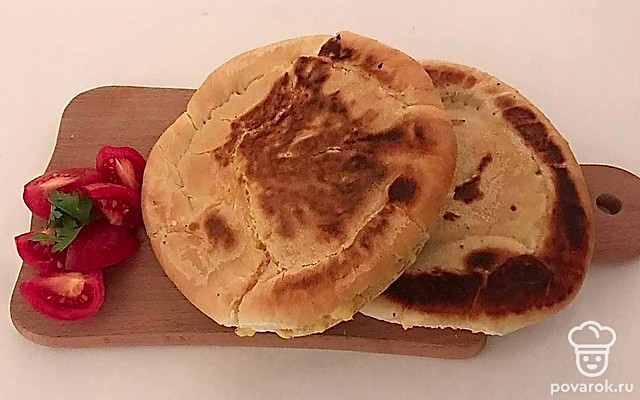 Хрустящая пита с сыром — Рецепт с фото
