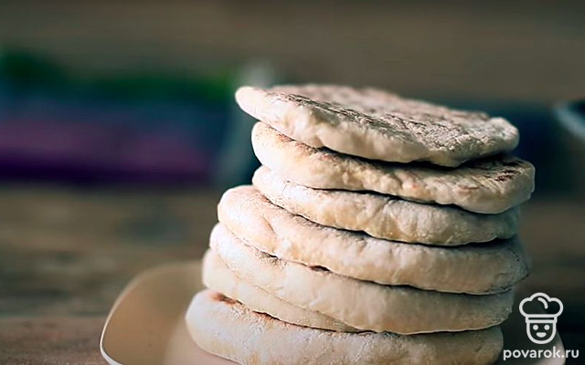 Лепешка пита в домашних условиях — Рецепт с фото