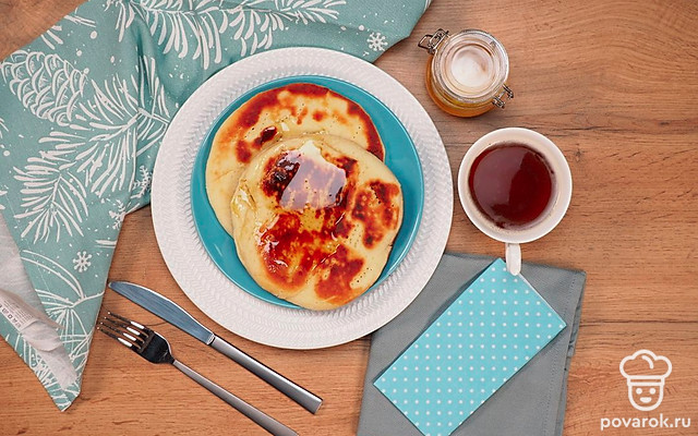 Лепешки на молоке — Рецепт с фото