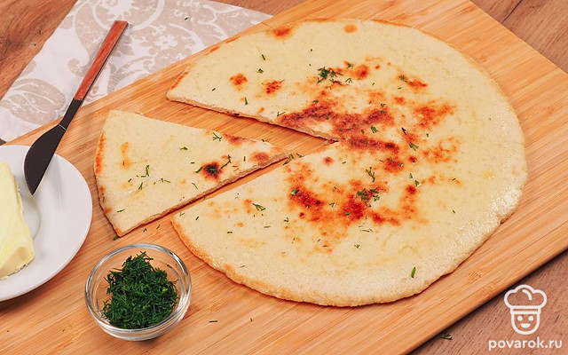 Лепешки на кипятке — Рецепт с фото