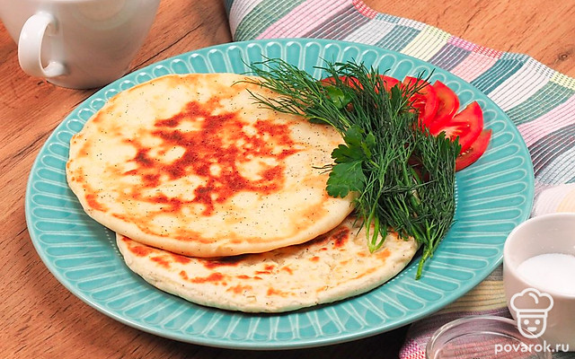 Лепешки на воде — Рецепт с фото