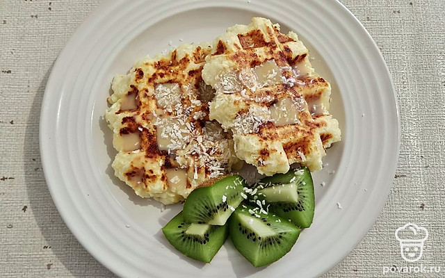 Хрустящие кокосовые вафли — Рецепт с фото