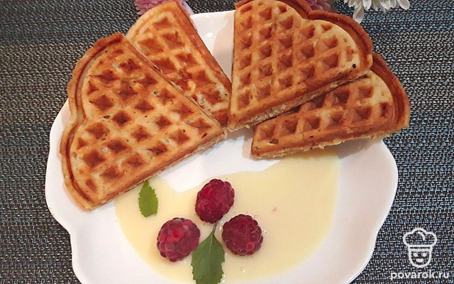 Банановые вафли в электровафельнице — Рецепт с фото