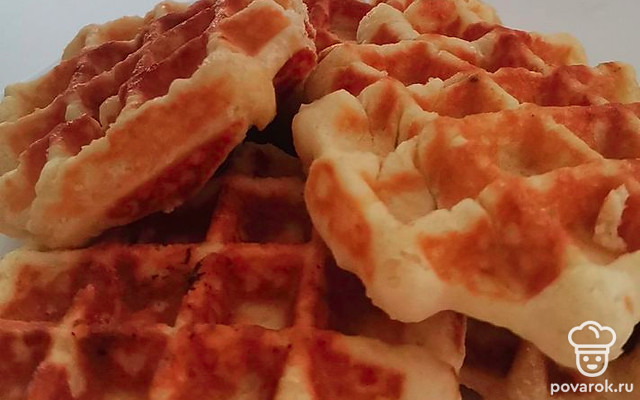 Вкусные вафли в вафельнице как у бабушки — Рецепт с фото