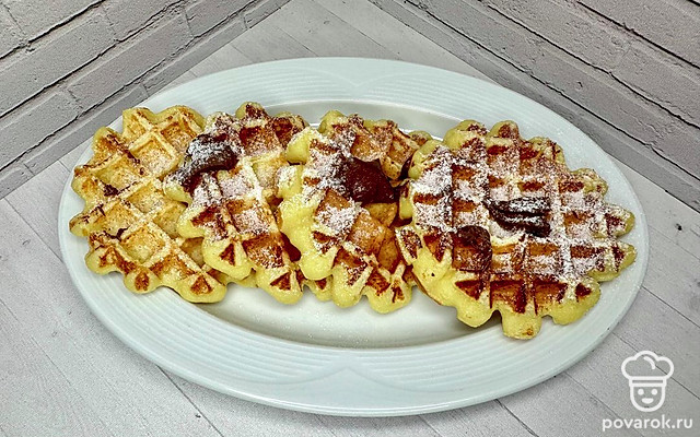 Нежные творожные вафли — Рецепт с фото