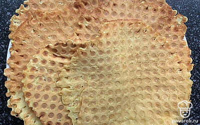 Вафли готовы.