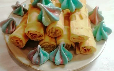 Подайте наши трубочки к чаю. Приятного аппетита!