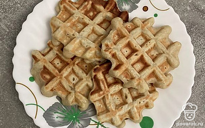 Вафли готовы! Приятного аппетита!