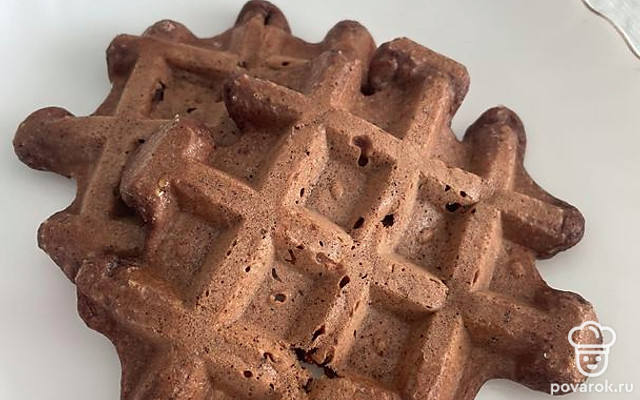 Шоколадно-творожные вафли — Рецепт с фото