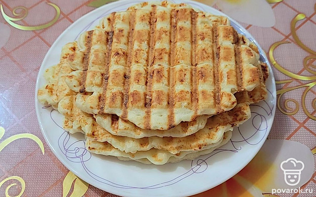 Творожные ПП вафли на рисовой муке — Рецепт с фото