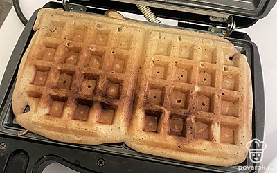 Вафли готовы.