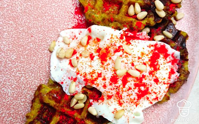 Вафли мясные из зеленой гречки — Рецепт с фото