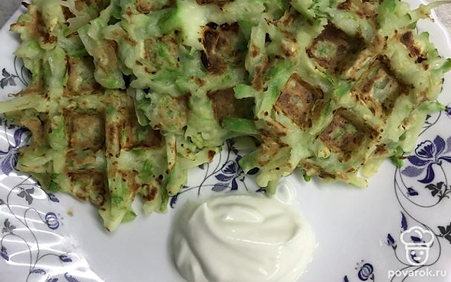 Вафли из кабачков — Рецепт с фото