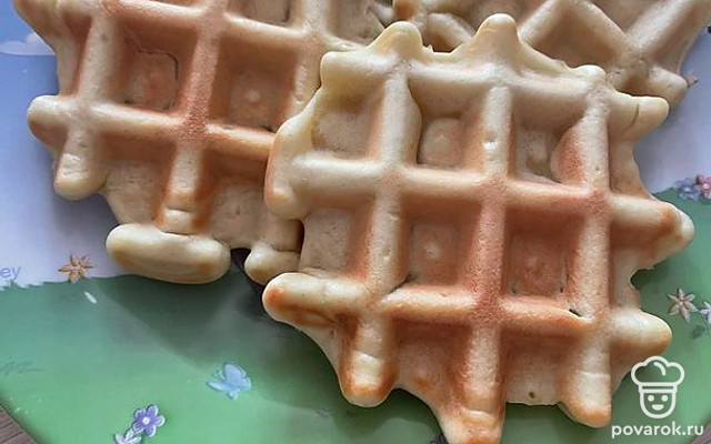 Вафли в вафельнице — Рецепт с фото