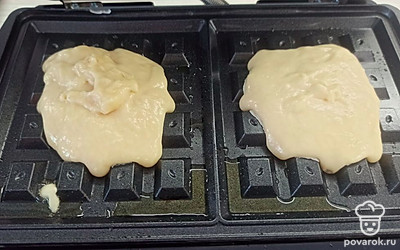 Выпекаем венские вафли в мультипекаре 5-7 минут. 