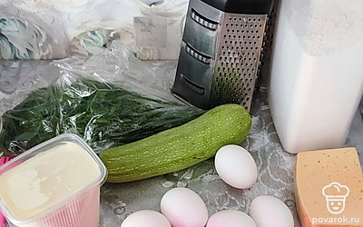 Подготовить все ингредиенты и большую миску.