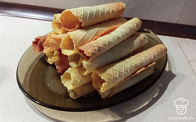 Хрустящие вафли как из детства — Рецепт с фото