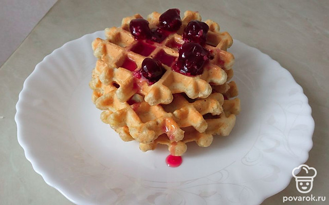 Овсяные вафли — Рецепт с фото