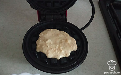 Жарим в вафельнице.