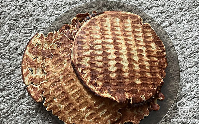 Хрустящие банановые вафли по секретному домашнему рецепту — Рецепт с фото