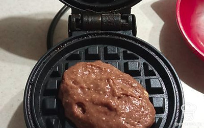 Жарим в вафельнице.