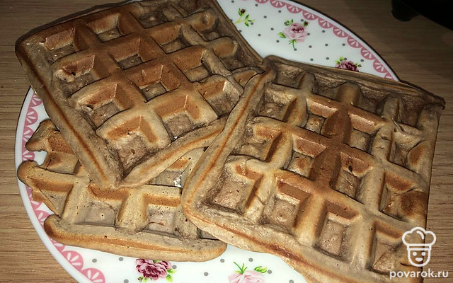 Венские вафли без масла — Рецепт с фото